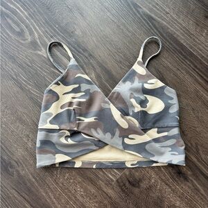 Freddy Camo Cross Crop Top